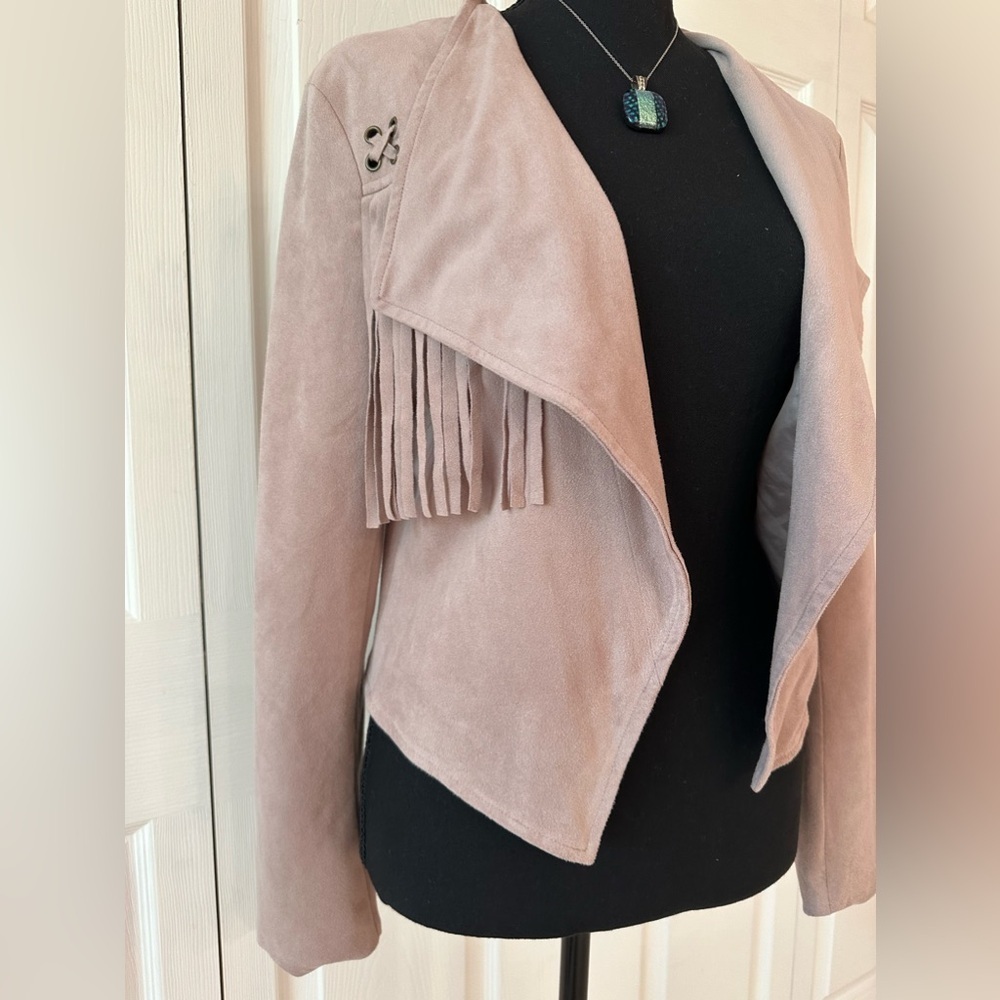 Fringed Pink Jacket  SzM   0022